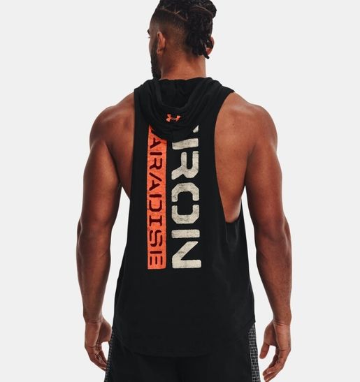 Iron paradise sleeveless hoodie hotsell