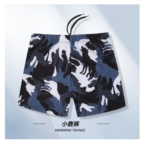 成人平角寬鬆保守泳褲【XL-3XL碼】【小鹿褲】(下單後聯絡客服確認發貨尺碼) #H161023632