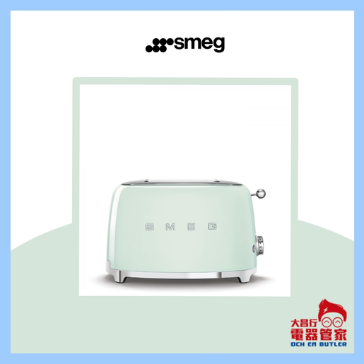 SMEG TSF02 4-Slice Toaster - Pastel Green