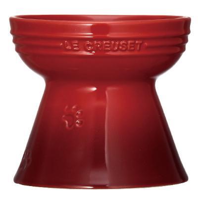 [GIFT] Le Creuset Footed Pet Bowl Cerise (Valued at $460)