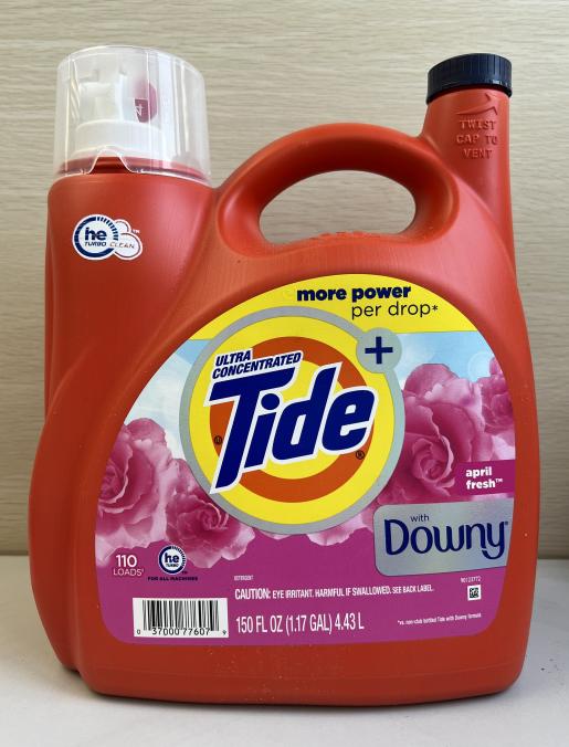 Tide HE Laundry Detergent w/Downy - April Fresh Scent (110 loads