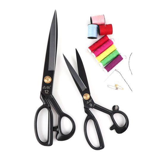 Fabric Scissors, Heavy Duty 8 inch Sewing Scissors for Leather  Tailor,Tailoring Shears for Home Office Craft Black