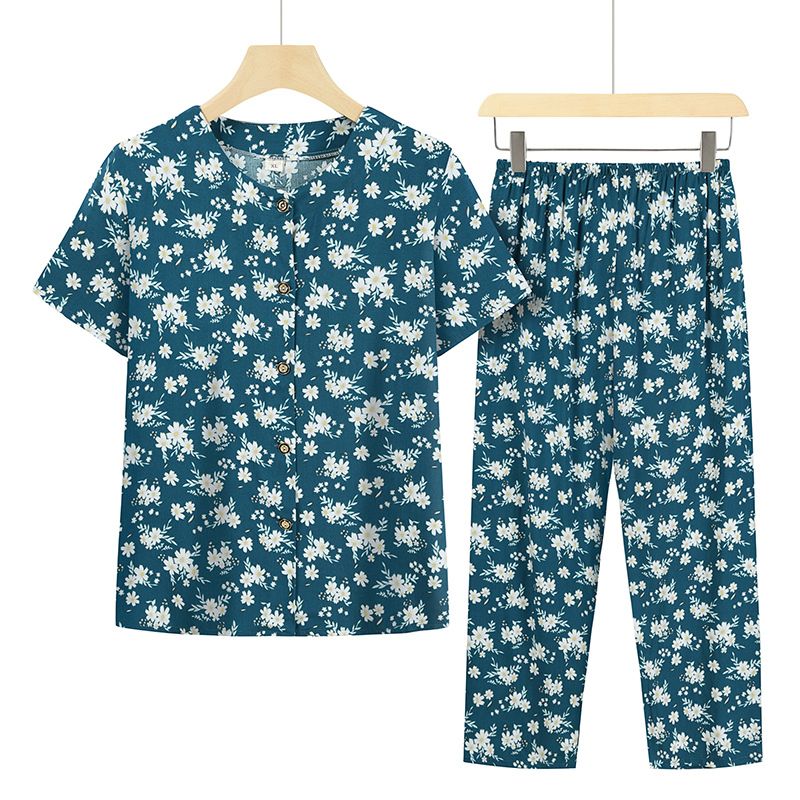 老年人短袖套裝( XL-4XL碼 5號色）【下單後請聯絡客服確認發貨尺碼】F001099043