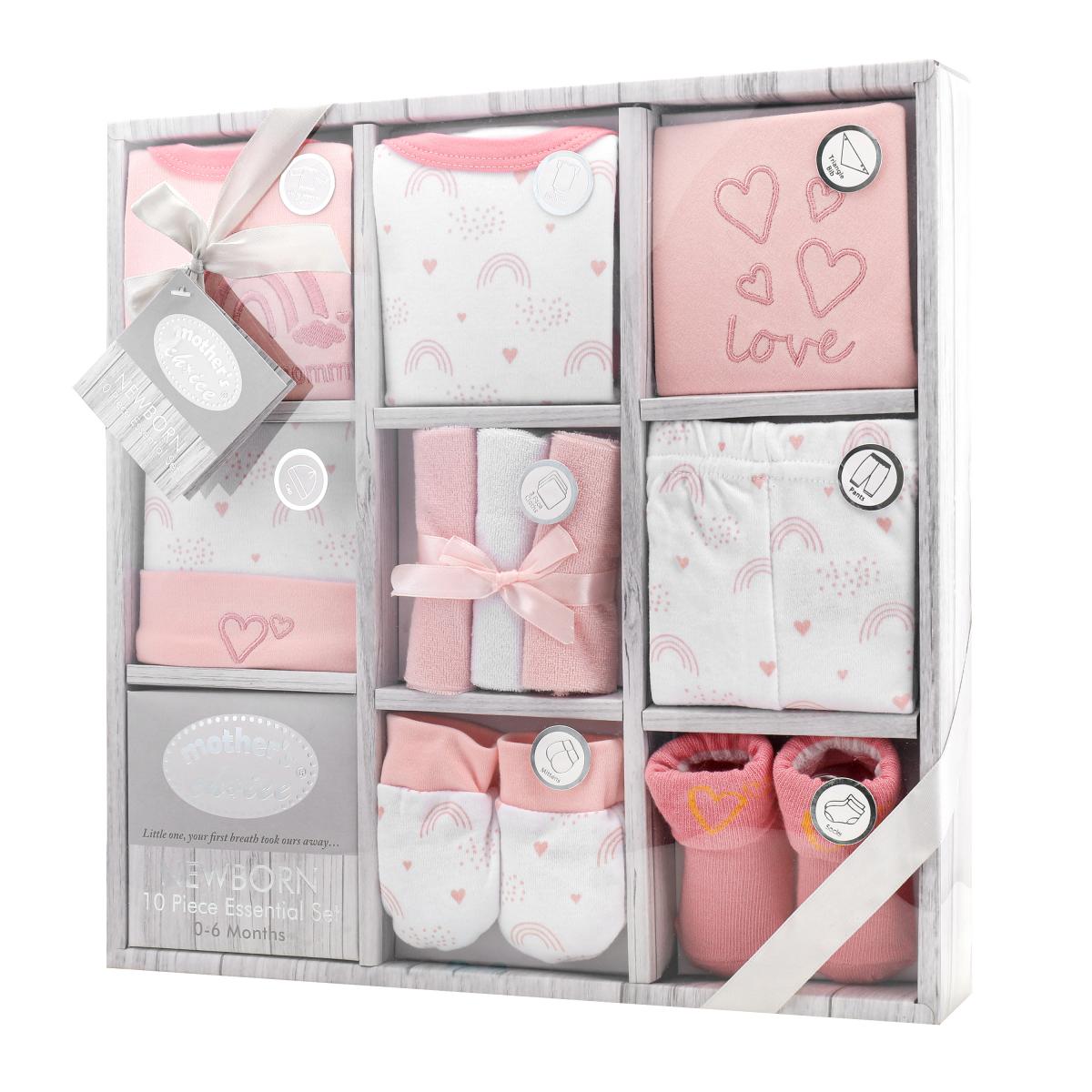 Newborn 10 pcs gift set (Pink)__5043