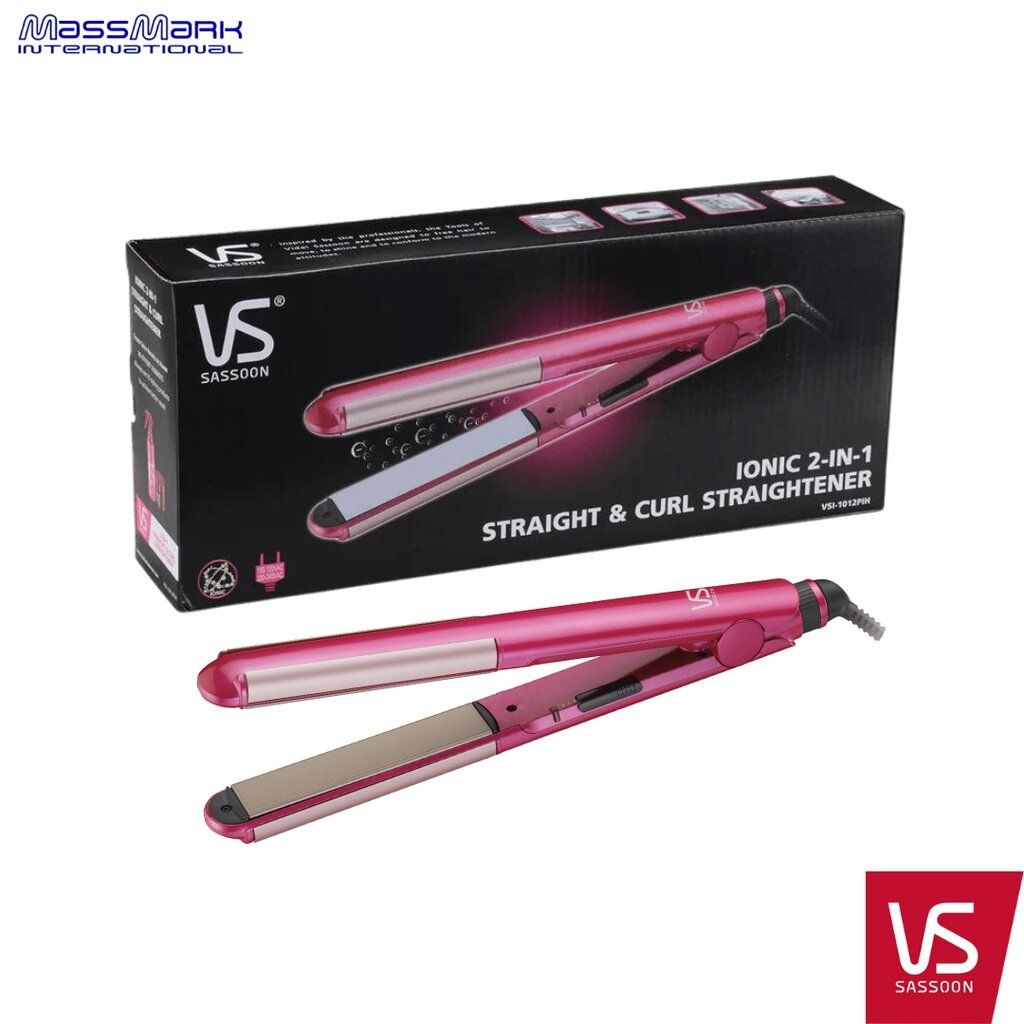 VS SASSOON | Vidal Sassoon VSI-1012PIH Ionic 2-IN-1 Straight