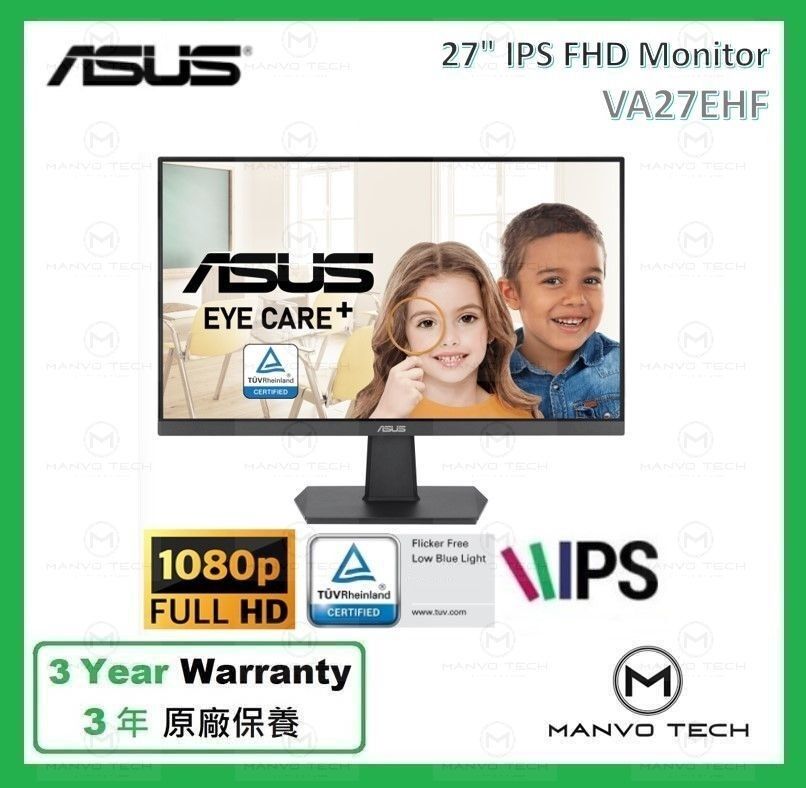 Asus VA27EHF 27 IPS FHD 100Hz - Monitor Eye Care