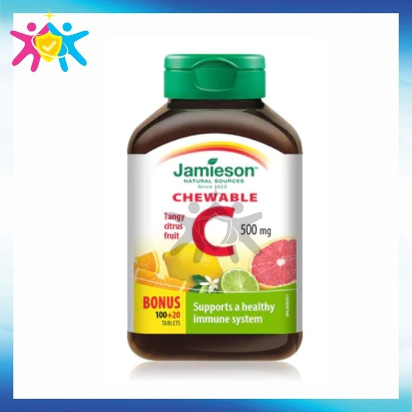 Jamieson Chewable Vitamin C Citrus (500 mg) 120 tablets [Parallel