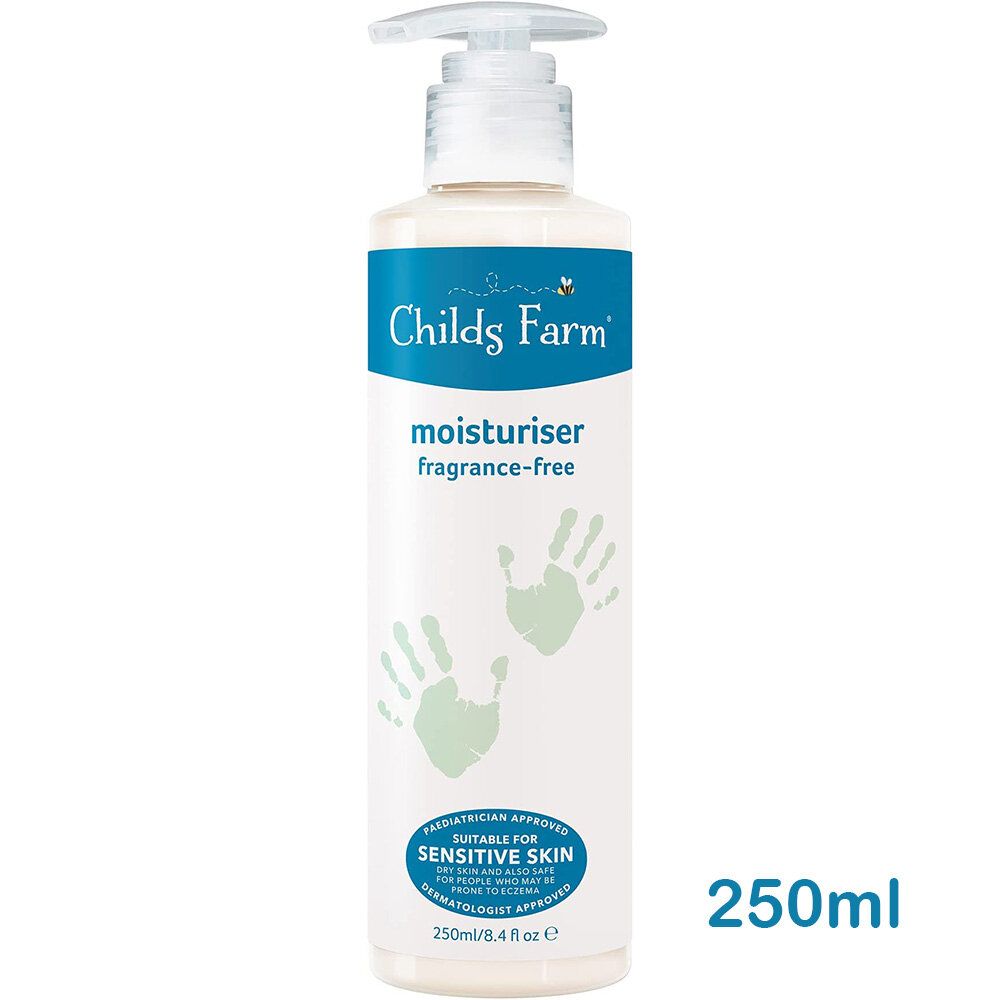 Childs Farm Moisturiser, Fragrance Free for Sensitive/Eczema Skin 250ml (parallel import