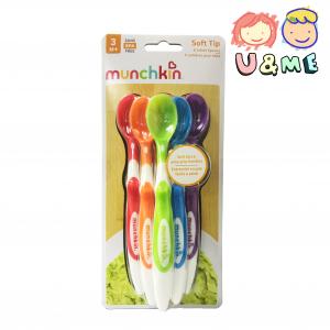 Munchkin Infant Spoons, Soft-Tip, 3M+, 6 spoons