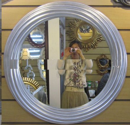 浴室鏡子(亮銀)(尺寸：80*80CM）