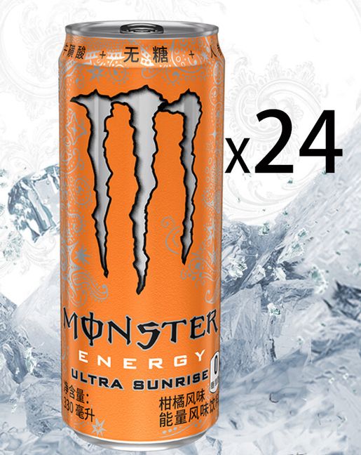 MONSTER | 魔爪(柑橘風味)(橙色)能量風味飲料x 24罐（平行進口