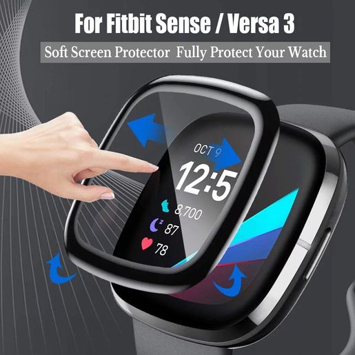 For Fitbit Versa 3 2021 Ultra Clear Coverage PMMA Screen