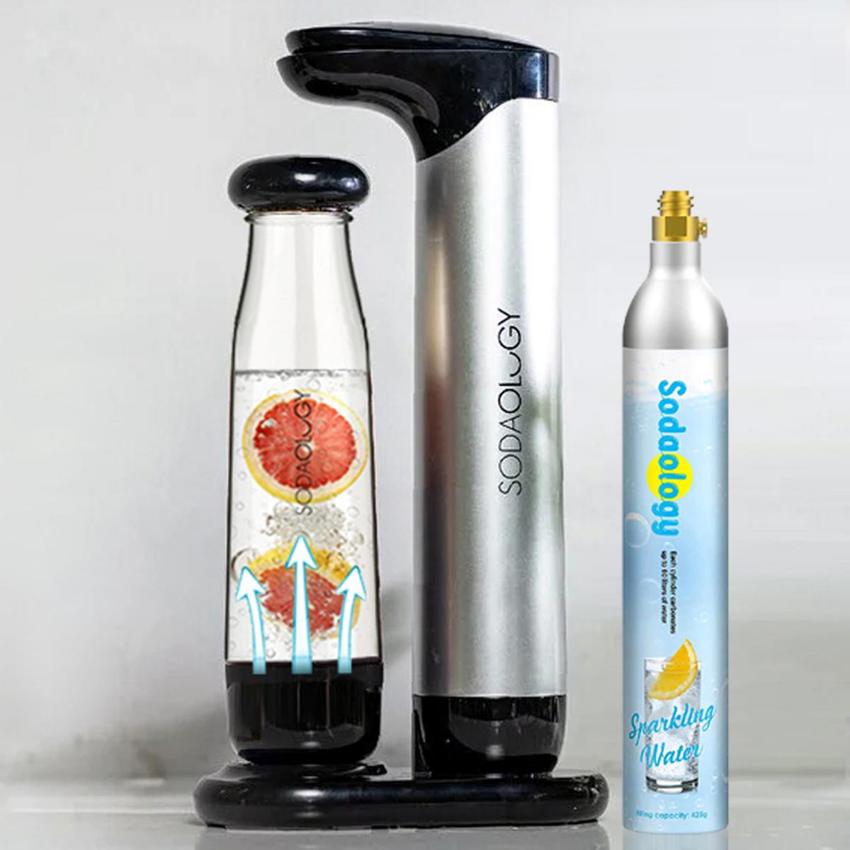 專業梳打水機套裝 (附送1支425g氣瓶, 可打60公升飲料) | 氣泡水機•梳打水機 Soda Fun