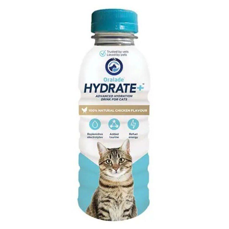 Oralade Hydrate+ 貓用電解質速補營養液 330ml (EXP.03/2026)