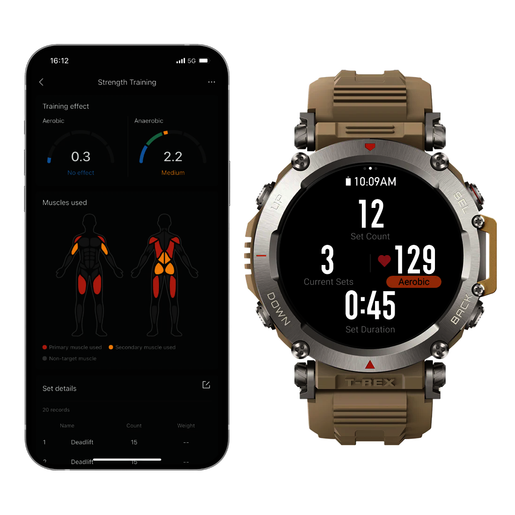 amazfit | 【新貨】Amazfit T-Rex Ultra 戶外GPS 智能手錶, 撤哈拉 