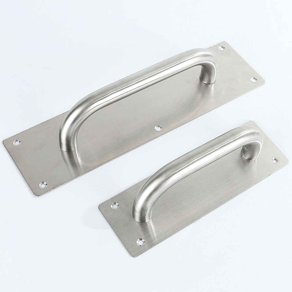 Haushold | Stainless Steel Door Handle Pull Push Plate Commercial Door ...