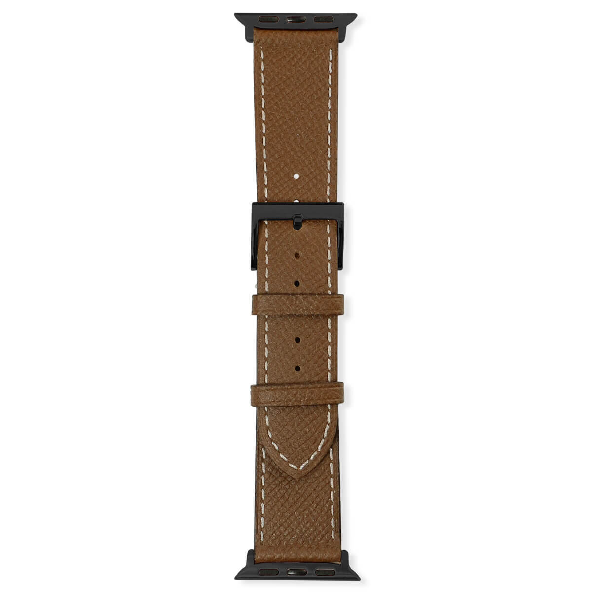 42mm/44mm/45mm/49mm Apple Watch Strap, Calf Leather Band (Coffee)