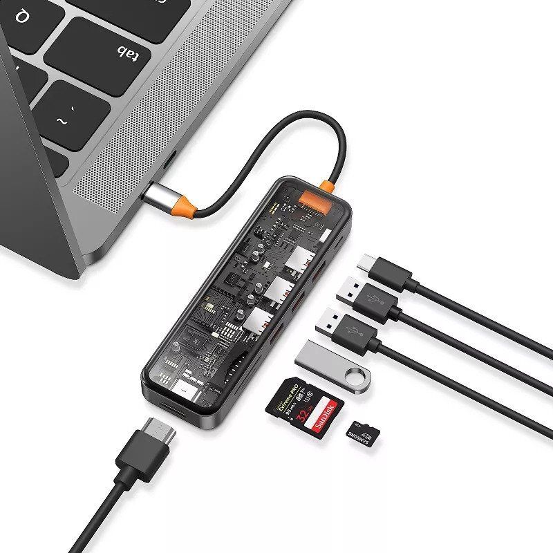 WiWU | Wiwu-CB007 7 in 1 Type C USB 分插器 擴充器 | HKTVmall 香港最大網購平台