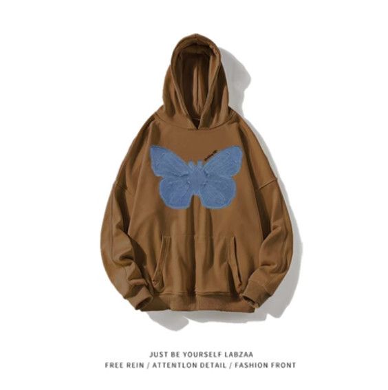 連帽衛衣【M-3XL】【棕色】(下單後聯絡客服確認發貨尺碼) #F246009722