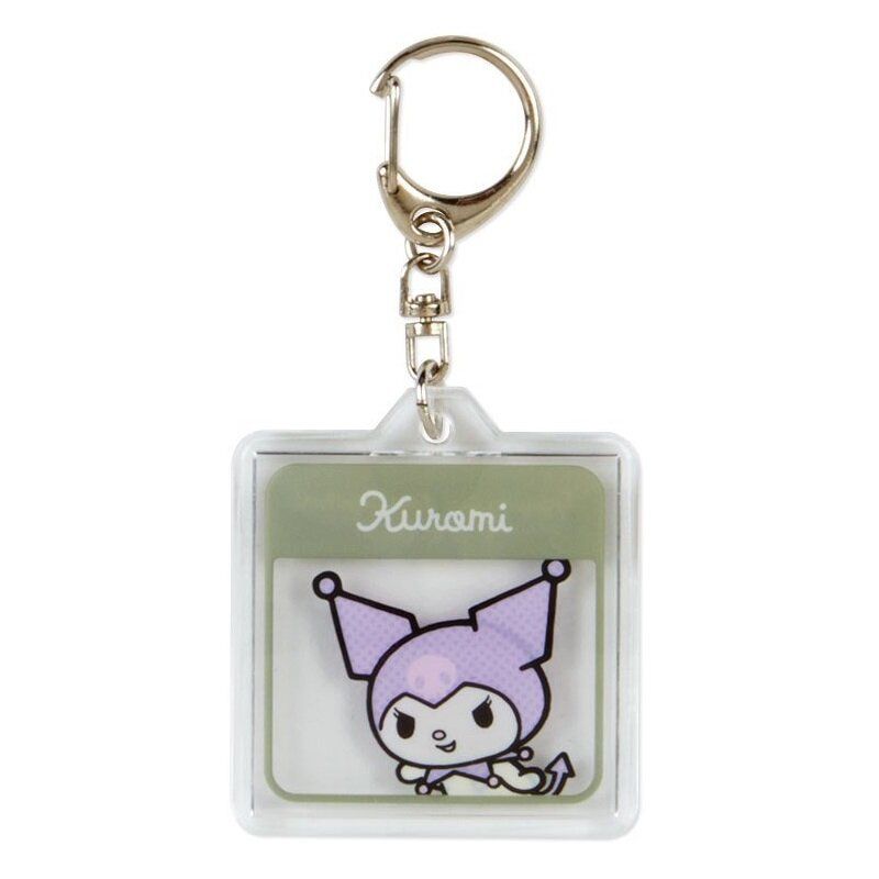 Kuromi 日版 方形 亞克力 亞加力 牌 匙扣 鑰匙扣 酷洛米 庫洛米 可羅米 2022年 (簡約系列)