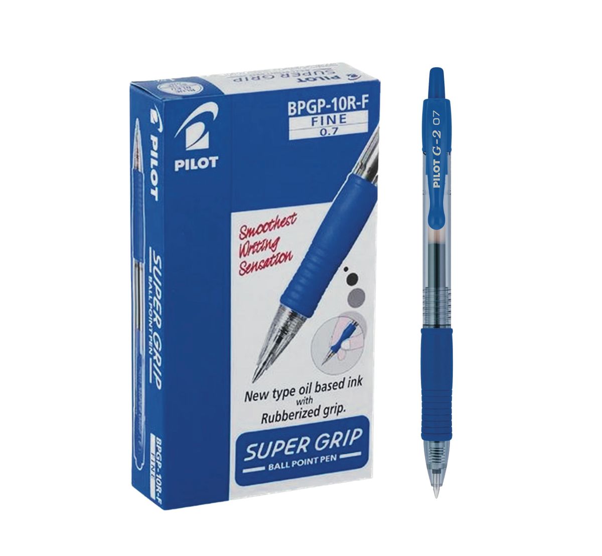 Pilot Super Grip F Ball Point Pen 百樂牌Super Grip F按掣原子筆–