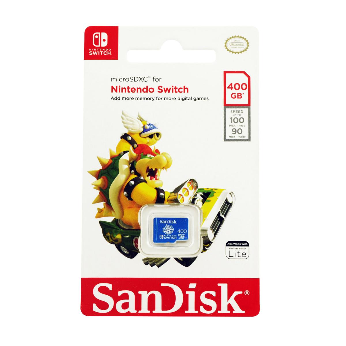 400GB Nintendo Switch A1 UHS-I microSDXC 遊戲記憶卡 100MB/s (SDSQXAO-400G-GN3ZN)