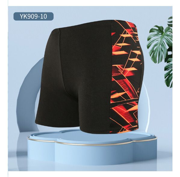 成人平角寬鬆保守泳褲【L-2XL碼】【YK909-10】(下單後聯絡客服確認發貨尺碼) #H161023628