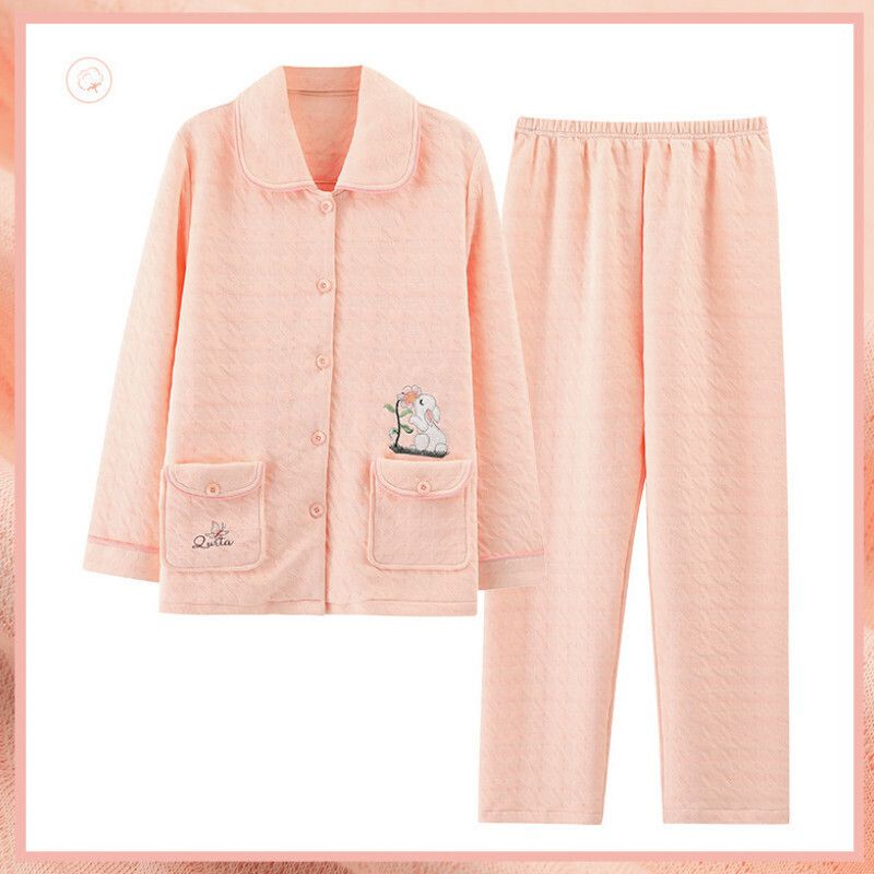 長袖睡衣套裝【M-XXXL碼 LWQL7776】【下單后聯絡客服確認發貨尺碼 】