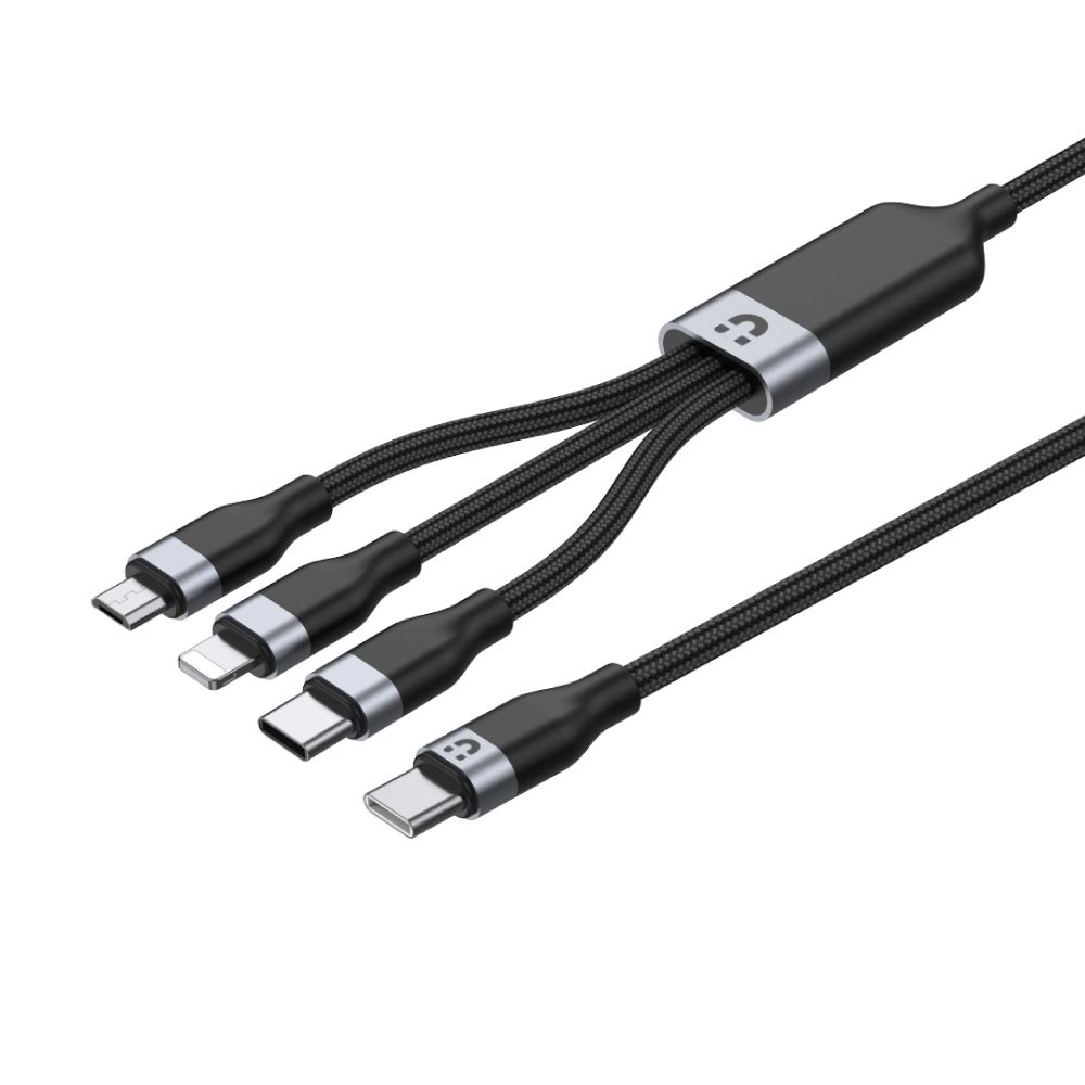 UNITEK | 3合1 USB-C 快充充電線 | Lightning 20W | USB-C 15W | Micro USB 10W ...