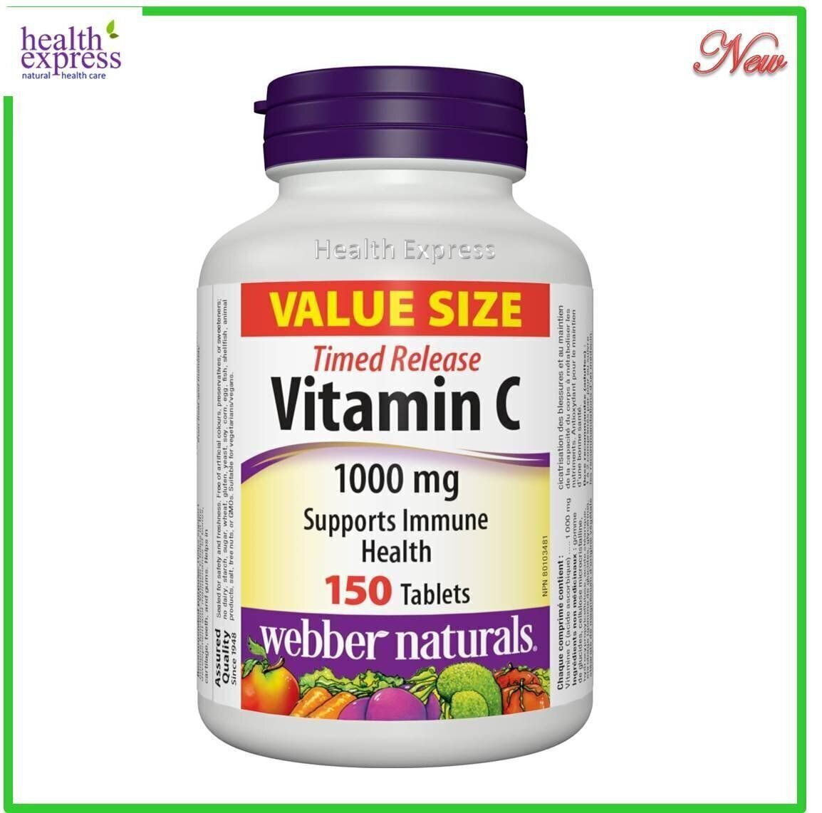 Vitamin C Timed Release (1000 mg) 150 tablets[Parallel Goods] Best Before:30 June 2027
