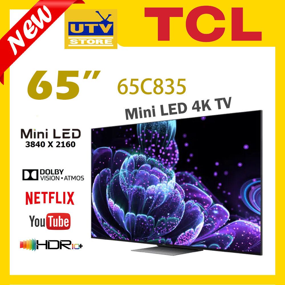 65C835 65吋 4K 超高清Mini LED Google 智能電視 C835