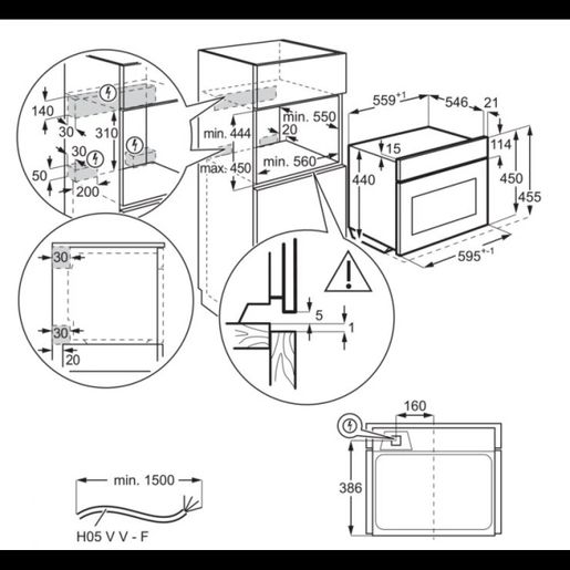 伊萊克斯| KVBAS21WX 43升二合一厘米嵌入式蒸焗爐| HKTVmall 香港最大網購平台