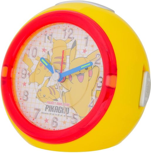 寵物小精靈 日本比卡超鐘pikachu寵物小精靈比卡超鐘座台座台式鬧鐘 Red Led 時鐘 8 首曲調 旋律鬧鐘 Hktvmall 香港最大網購平台