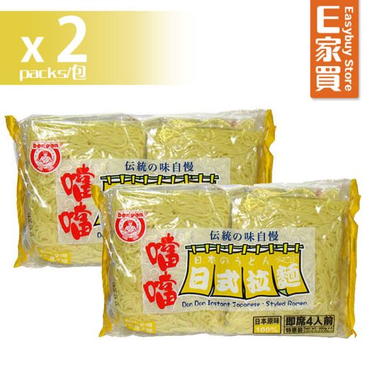 噹噹| 日式拉麵(4入)180g x 2【大包抵食!!】 (公仔麵即食麵炒麵湯麵撈