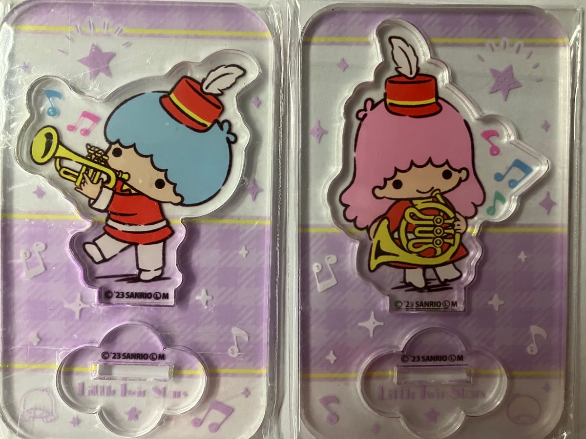 2023 SANRIO CHARACTER 企牌 膠牌 - LITTLE TWINS STAR 