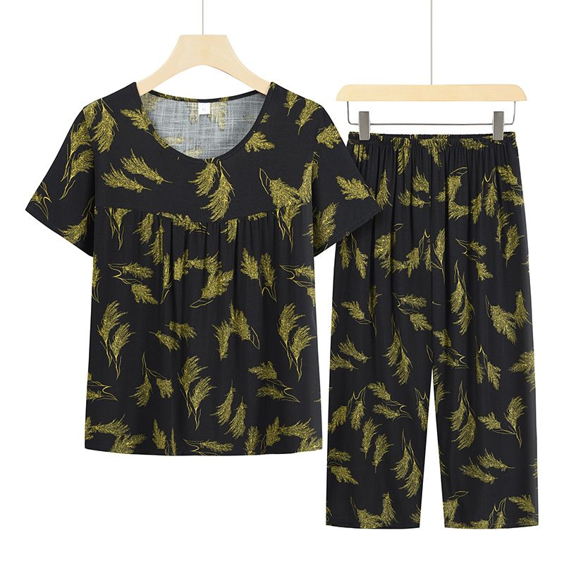 老年人短袖套裝( XL-4XL碼 28號色）【下單後請聯絡客服確認發貨尺碼】F001099285