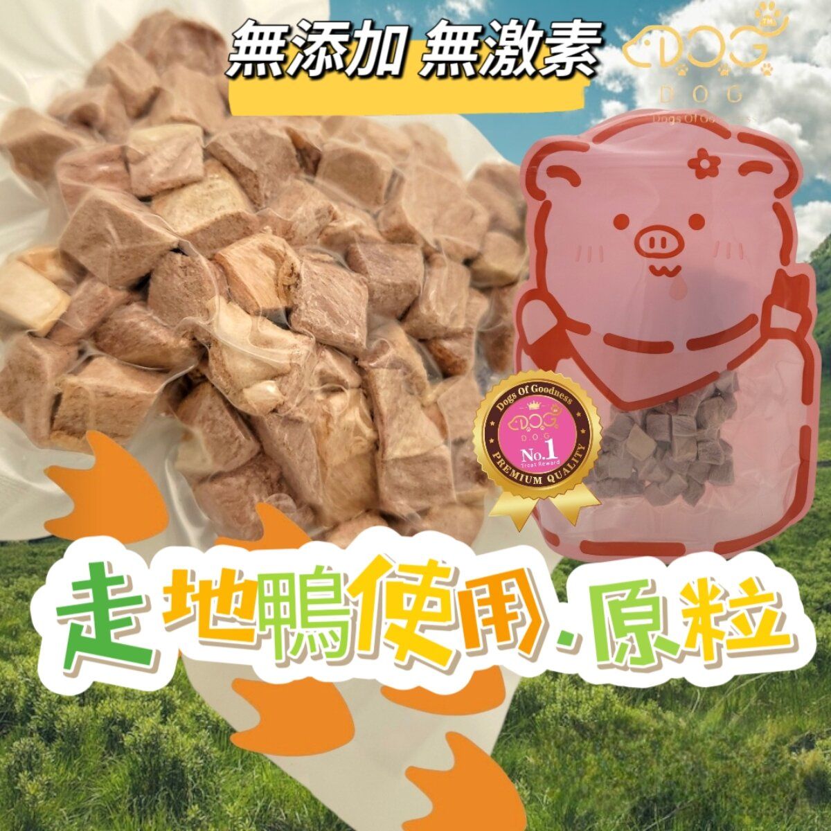 凍乾走地鴨肉 15g x 2 原粒 無激素 高蛋白 低脂 優質冷凍脫水小食 無添加誘食劑 純天然 貓零食 狗零食 伴狗糧 伴貓糧 寶寶豬｜此日期前最佳﹕2026年5月30日