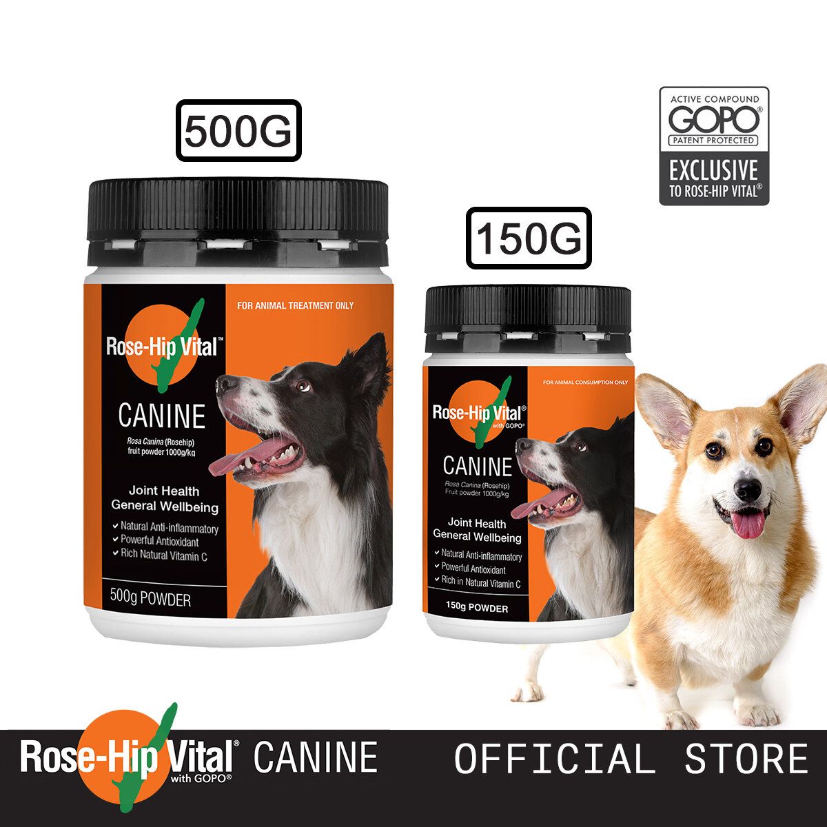 Rose-Hip Vital Canine Combo (500g + 150g)