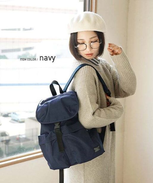 Legato Largo 20 35L light and simple backpack Japanese style solid color fashion NAVY HKTVmall The Largest HK Shopping Platform