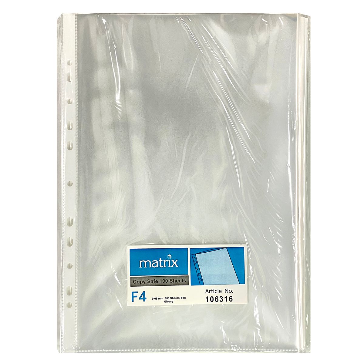 透明文件保護套(光面), F4, 100個裝
