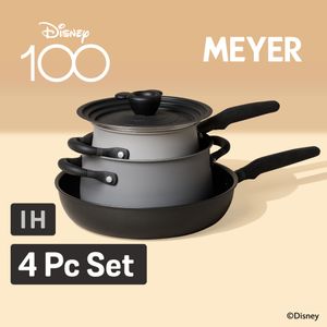 Meyer Accent Series Non Stick And Stainless Steel Spark Edition Cookware Set, Kitchen Set For Home, Induction Cookware Set