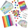 Numberblocks Cubes youtube教材 兒童必備 孩子必備 學前玩具 學習神器 積木遊戲 數學教材玩具1-10活動套裝 (平行進口) 聖誕禮物