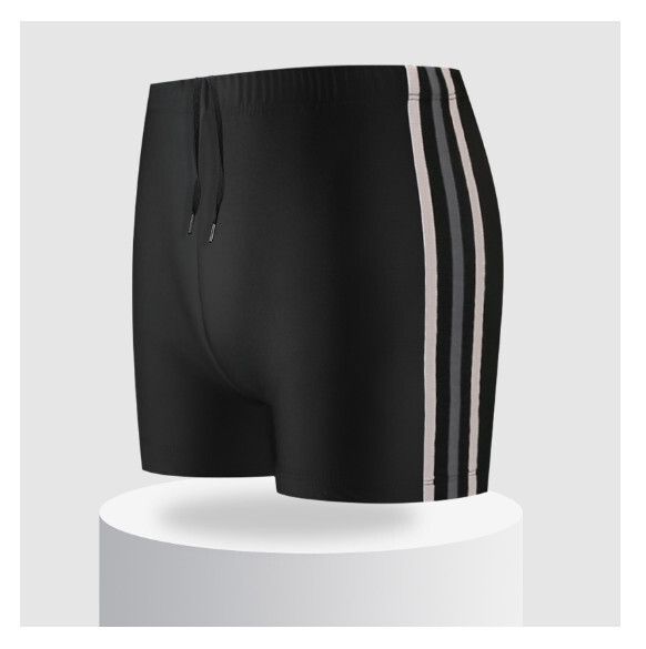成人平角游泳褲【2XL-4XL碼】【灰色】(下單後聯絡客服確認發貨尺碼) #H161023745