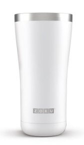 ZOKU - Stainless Steel Powder Coated 3-in-1 Vacuum Insulated Tumbler 600ml - White
