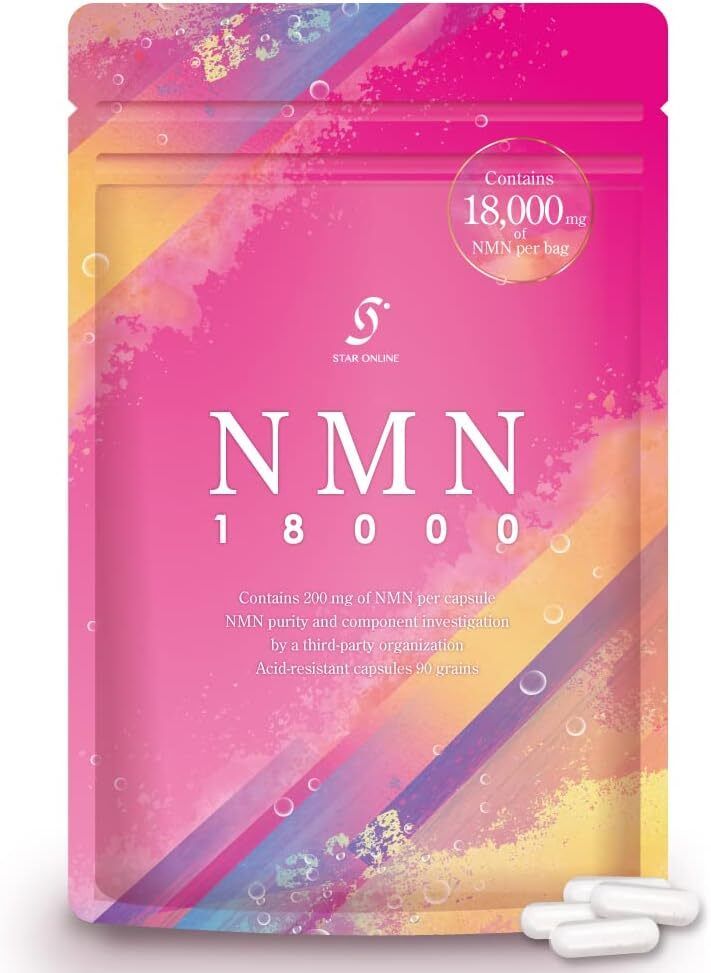 NMN | STAR ONLINE - NMN 18000mg 高純度99% 大豆異黃酮胎盤白藜蘆醇 