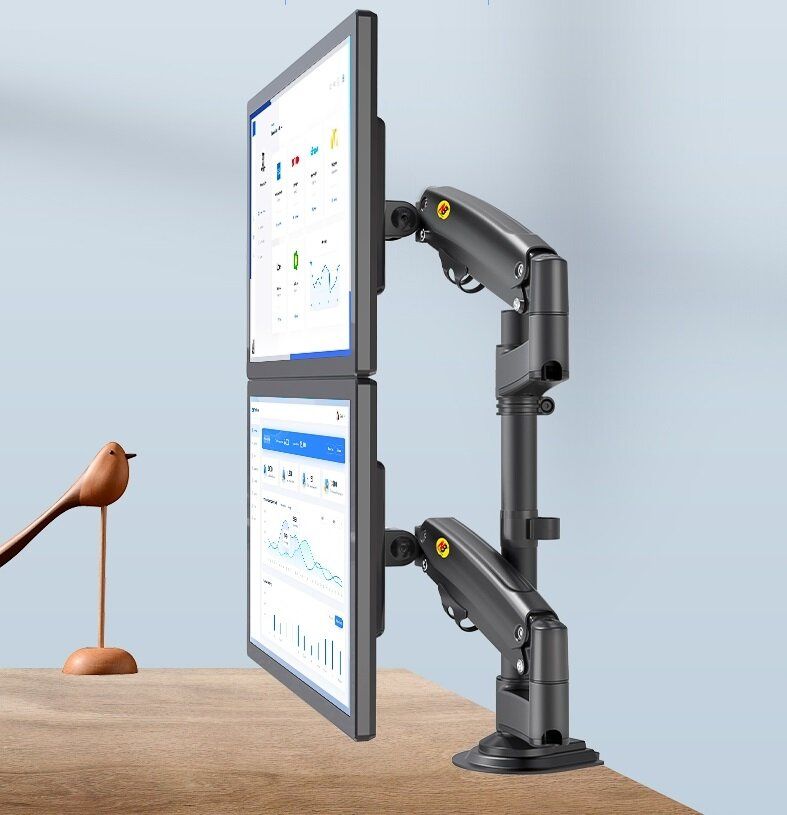 NB H180 雙屏 夾台架 22-32寸 可升降旋轉 North Bayou H180 液晶顯示屏支架  (可裝2個顯示屏)