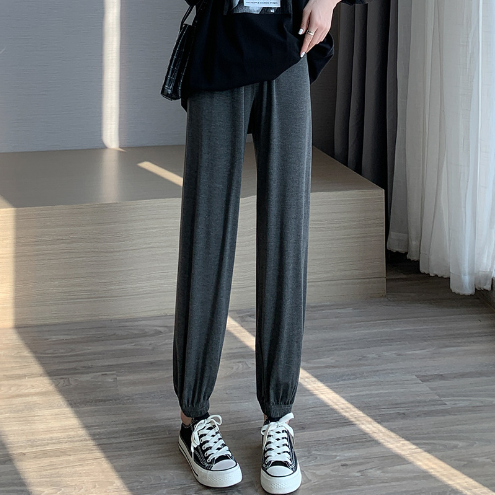 夏季薄款莫代爾運動褲（深灰）（S-XXL碼）（下單後聯繫客服確認尺碼）#F275_004_553