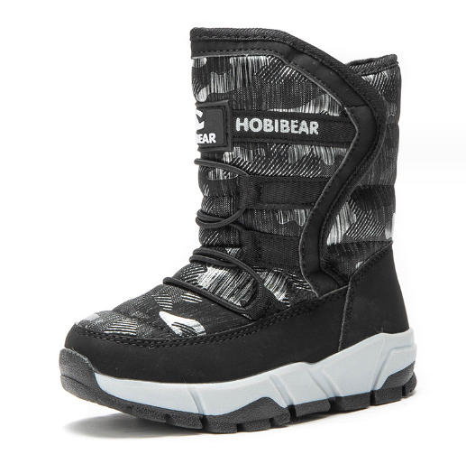 兒童雪地靴(黑色)(尺碼24-41碼)(下單後聯絡客服確認發貨尺碼)