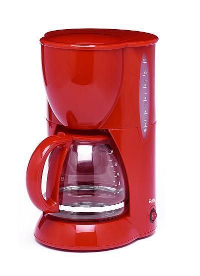 red electric coffee percolator