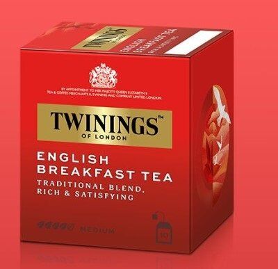 Twinings - Enlgish Breakfast Tea (RED Package) 2g x 10 tea bags